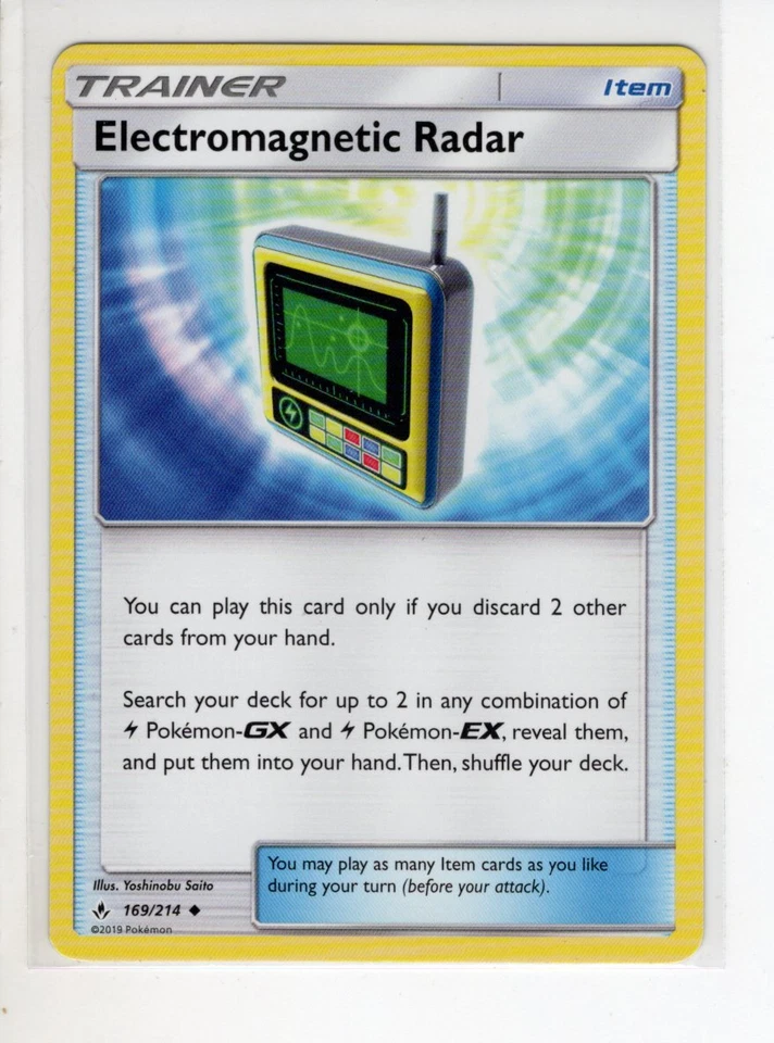 ELECTROMAGNETIC RADAR TRAINER UNBROKEN BONDS SET POKEMON CARD 169/214 LP - Image 1 of 1