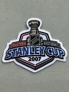 2007 NHL Stanley Cup Patch Anaheim Ducks gegen Ottawa Senators Scott Niedermayer MVP - Bild 1 von 2