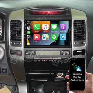 Android 15.0 Car Carplay Radio GPS Navi For Toyota LandCruiser Prado Lexus GX470 - Picture 1 of 15