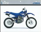 Motorcycle Data Sheet - Yamaha - TT-R250 - Team Blue White - 2003 (DC801)