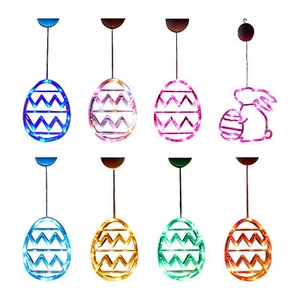 Easter Window Light Haging Easter Eggs Lights With Suction Cup Easter Decoration - Picture 1 of 20