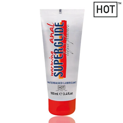 HOT Anal Superglide Warming Waterbased Lubricant Lubrificante Anale Riscaldante - Immagine 1 di 4