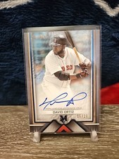 2023 Topps Museum Collection David Ortiz 06/20 On-Card Auto BOSTON RED SOX 