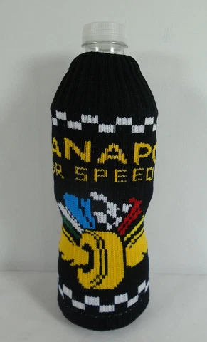 Indianapolis Motor Speedway Collector Knit Bottle Cooler Hugger Indy 500 IndyCar Cover
