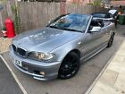 2006 BMW 318 CI M SPORT CABRIOLET E46 GREY LOW MILAGE LEATHER PX WELCOME