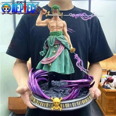 One piece Figurine zoro roronoa 35cm statuette de luxe collection déco manga
