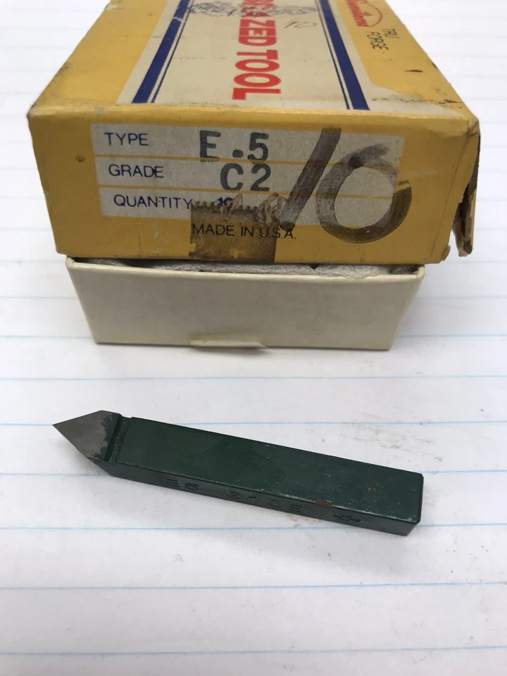 1 pc.  E5 G10E SUMITOMO C.T. TOOL BIT  - Image 1 of 1