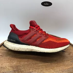 Adidas UltraBoost 2.0 2018 Mens Red Gradient Sneaker- AQ4006 - Solar Red - 8 US - Picture 1 of 10