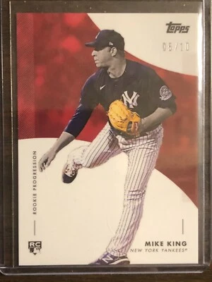 2020 Topps Rookie Progression #36 Mike King New York Yankees RC 05/10 - Image 1 of 2