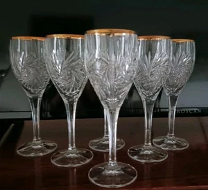 Nachtmann Sternenmuster Weingläser/Kelche - Set/6 - kostenloser Versand  - Bild 1 von 5