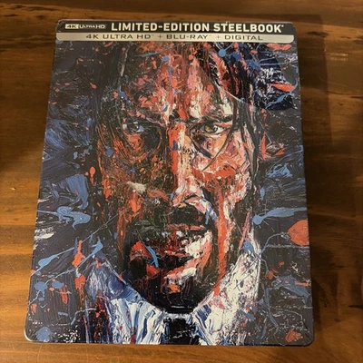 John Wick Chapter 3 Parabellum больше не издающийся 4K Ultra HD UHD Steelbook НОВЫЙ - Изображение 1 из 3