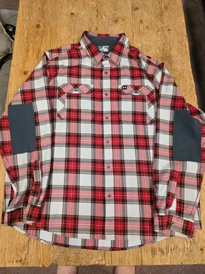 Camisa Under Armour Cold Gear flanela solta botão para baixo tamanho 2XL - Imagem 1 de 4