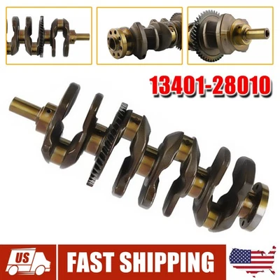 New 2AZFE Crankshaft For 2002-2014 Toyota Scion 2.4L 13401-28010 1340128030 Foto 1 de 4