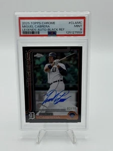 2025 Topps Chrome - Miguel Cabrera Legends Black Refractor Auto /10 #CLA-MC - Bild 1 von 2