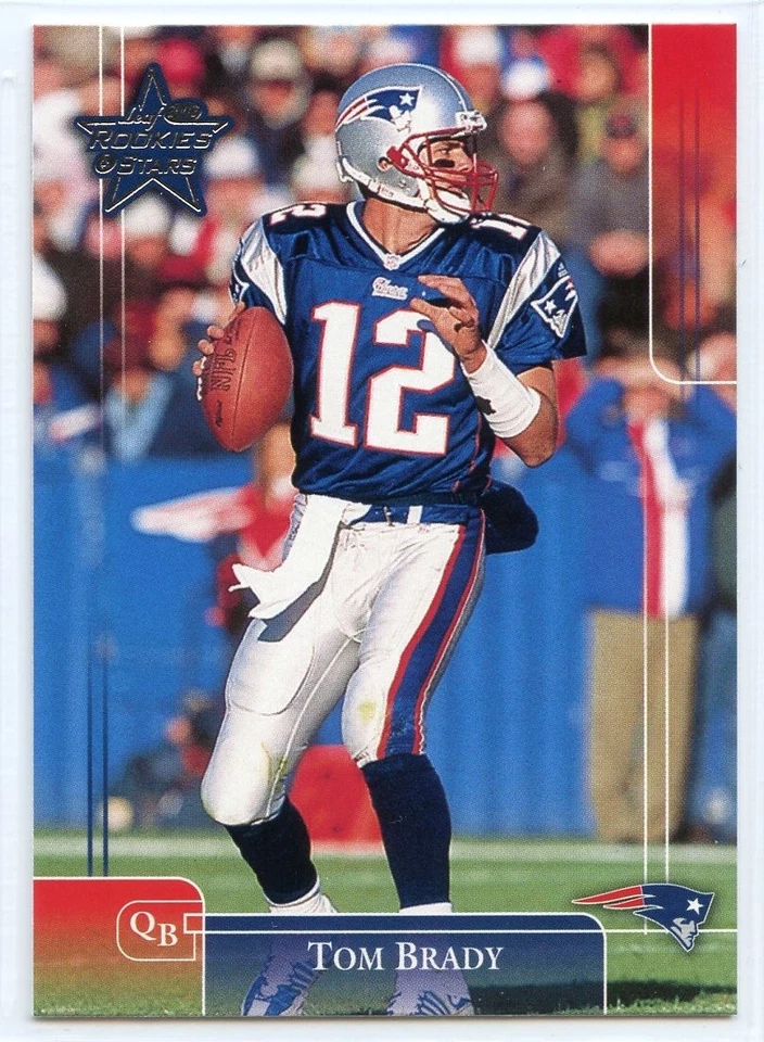 2002 Leaf 新秀和明星足球 - #57 - Tom Brady - 新英格兰爱国者队 — 第 1/1 张图片