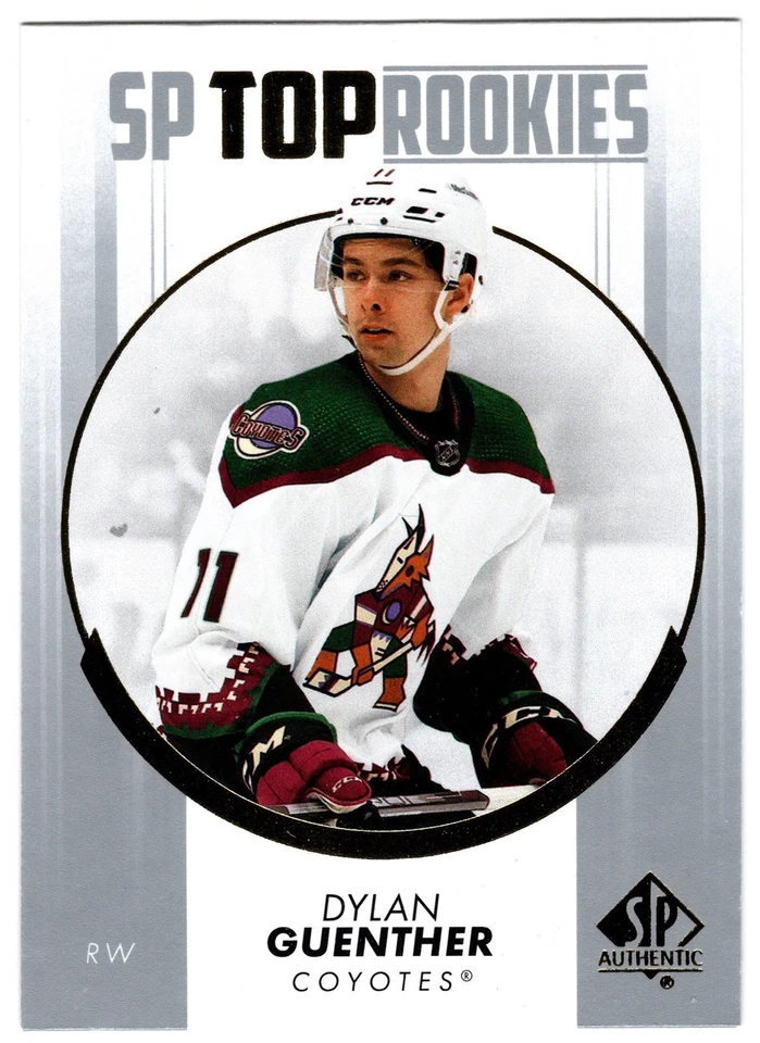 2022-23 Upper Deck SP Authentic Top Rookies DYLAN GUENTHER #TR-3 Arizona Coyotes - Image 1 of 1