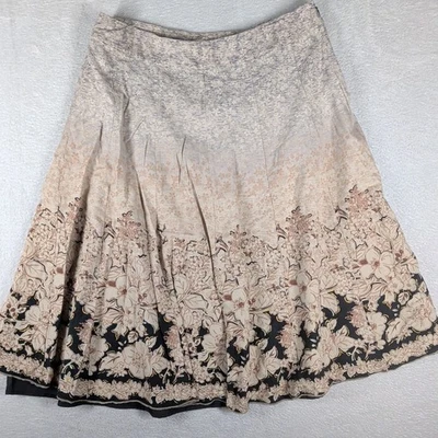 Falda midi acampanada Coldwater Creek para mujer PL hada gitana grunge boho artística Foto 1 de 4