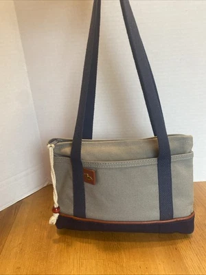 Bags By Mimi Annapolis Preppy Vintage Canvas Boat Bag Tote - Image 1 of 4