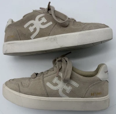 Tênis Feminino Sam Edelman Ellie Calcário/Açúcar Bege Tamanho 5M - Imagem 1 de 4