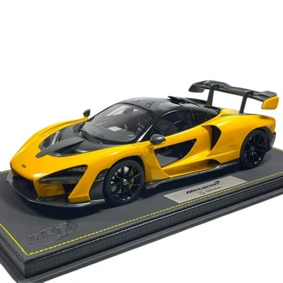Modellino Auto BBR Models 1/18 McLaren Senna 2018 Volcano Yellow Limited Edition - Immagine 1 di 4