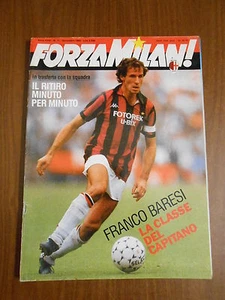 rivista sportiva-FORZA MILAN n.11 novembre 1986-F.BARESI la classe del capitano - Imagen 1 de 1