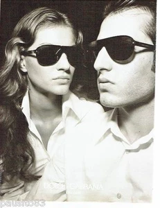 PUBLICITE ADVERTISING 126 2000 Dolce & Gabbana lunettes solaires - Foto 1 di 1