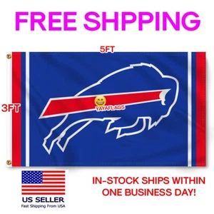 Buffalo Bills 3' x 5' Flag Banner All Pro Design NFL US Seller FREE Shipping - Picture 1 of 12