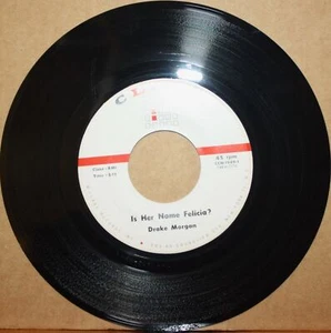 DRAKE MORGAN *Is Her Name Felicia?* FORGIVE ME Ragtime Tin Pan 45 on CLASS 1949 - Picture 1 of 2