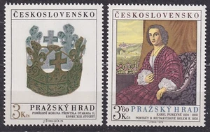 CZECHOSLOVAKIA 1979 SC#2238/39 MNH** pair, Prague Castle Art. - Picture 1 of 1