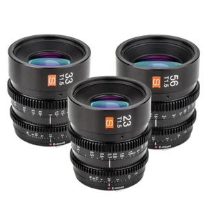 VILTROX 23mm 33mm 56mm T1.5 APS-C Cinema Lens Aperture For M4/3 Panasonic Sigma  - Picture 1 of 7