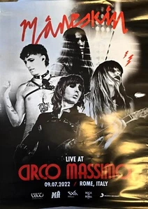 MANESKIN POSTER: LIVE AT CIRCO MASSIMO 2022 (EX-TOUR) ORIGINAL PROMO POSTER NEW - Picture 1 of 13