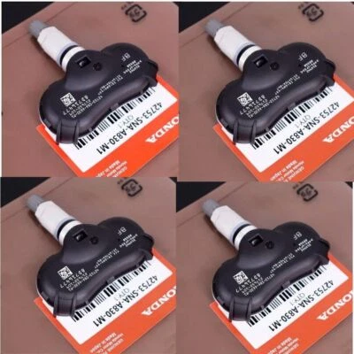 4PCS OEM TPMS 42753-SNA-A830-M1 Tire Pressure Sensor Fit For Honda CRZ Odyssey - Image 1 of 4