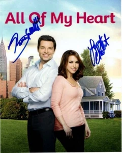 Lacey Chabert and Brennan Elliott Signed 8x10 Hallmark All of My Heart Photo - Picture 1 of 1
