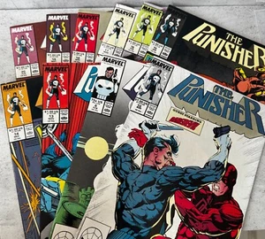 The Punisher 10 x Comic Bundle from #6 1988 Daredevil Kingpin Mike Baron - Picture 1 of 21