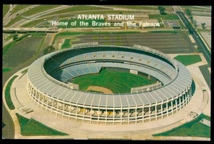 ESTADIO ATLANTA - POSTAL DE LOS BRAVOS Y FALCONS - Imagen 1 de 1