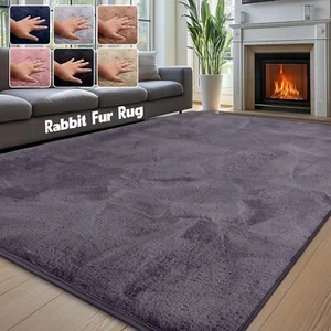 Shaggy Rug Soft Thick Anti Slip Fluffy Rug Living Room Bedroom Carpet Runner Rug - Picture 1 of 43