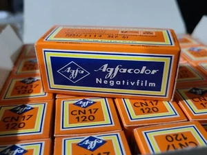 Vintage Agfacolor Negativfilm Film CN 17 120 New Old Stock Germany 1961 - Picture 1 of 9