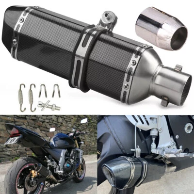Universal 38-51mm Motorcycle Exhaust Muffler Pipe Silencer ATV Slip On DB Killer - Image 1 of 4