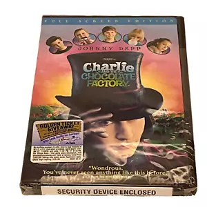 Charlie and the Chocolate Factory (DVD, 2005, Full Screen Edition) New Sealed - Picture 1 of 2