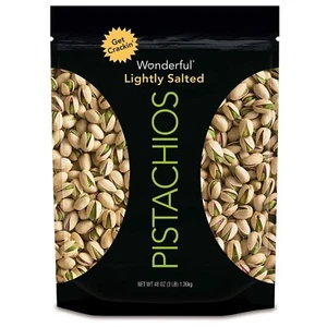 Wonderful Roasted Lightly Salted Pistachios (48 Ounce) - Picture 1 of 3