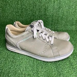 Ashworth Cardiff Green Leather Spikeless Golf Shoes Men's Size 8 M G54322 - Picture 1 of 7