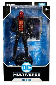 McFarlane Toys DC Multiverse Batman Three Jokers Red Hood 7-inch Fig In Hand