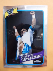 2008 Topps Heritage III Chrome WWE Wrestling Card #41 Shelton Benjamin  - Picture 1 of 2