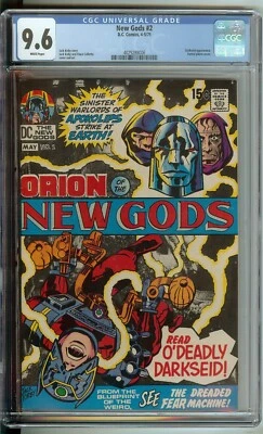 New Gods #2 CGC 9.6 DC Comic 1971 Darkseid White Pages Jack Kirby Art - Image 1 of 2