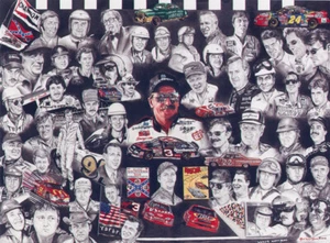 Robert Stephen Simon Lithographie Legends of Stock Car Racing Open Edition - Bild 1 von 10