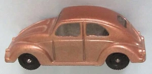 VINTAGE 3" TOOTSIETOY - VOLKSWAGEN - VW BEETLE - DIE-CAST - BRONZE - CHICAGO 24 - Picture 1 of 8
