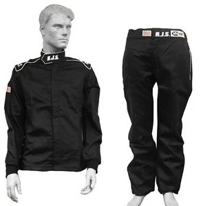 RJS RACING 'ELITE" FIRE SUIT 2 PIECE SET SFI 3-2A/1 JACK & PANTS M LG 2X 3X 4X - Picture 1 of 12