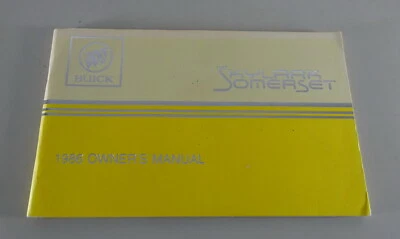 Manuale Dell'Owner / Manuale Buick Skylark / Somerset Stand 1986 - Immagine 1 di 2