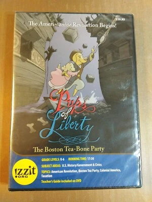 Pups of Liberty: The Boston Tea-Bone Party ( DVD 2012) grade levels k-6 Foto 1 de 2