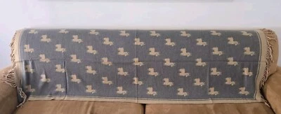 Soft and Cozy Peruvian Baby Alpaca Long Scarf / Shawl, Alpaca Design. Reversible - Image 1 of 4